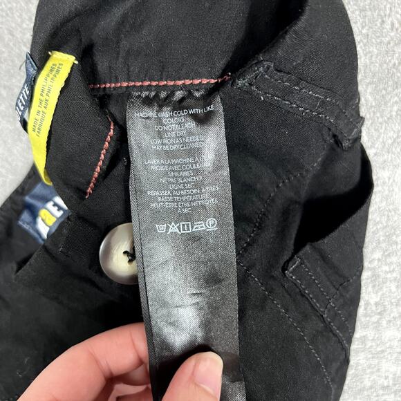 Maeve Anthropologie The Colette Pants Women's 25P Linen Stretch Wide Leg Black - Picture 9 of 10